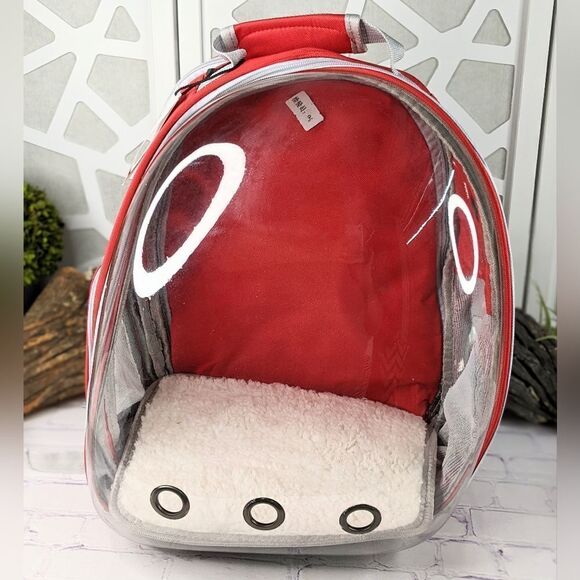 NWT - Portable Ventilated Carry Backpack for Dog Cat And Small Animals - Picture 3 of 15